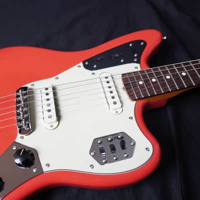 *NEW* 2025 Fender FSR Traditional II '60s Jaguar MIJ Fiesta Red w/ Matching Headstock USA Pure Vintage Pickups image 8