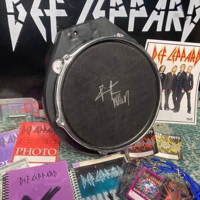 Hart Dynamics - Rick Allen's Def Leppard, 10" Hart AcuPad Trigger Pad (RA #2077) AUTOGRAPHED HEAD! - Gold image 3