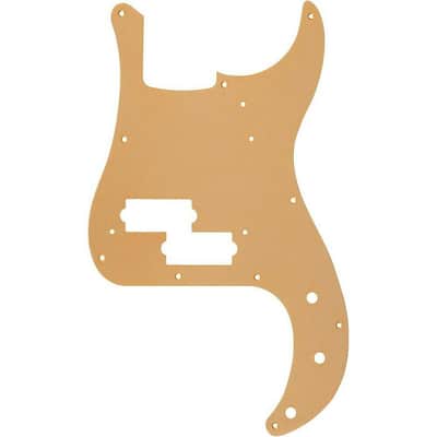 Genuine Fender Pure Vintage 58 Precision P-Bass Pickguard 10-Hole, Gold Anodized image 1