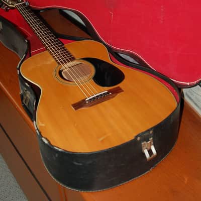 Sigma Martin GCS-6 Flattop Acoustic Guitar X braced Solid Top original Case 1974 Blond image 10