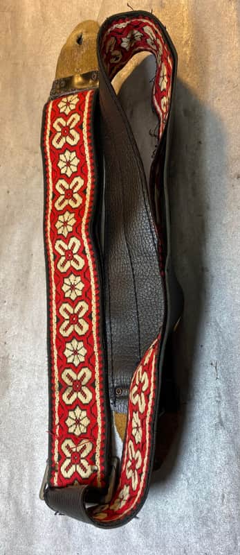 Ace Products Red and White Flower Strap 1960s Red/White image 1