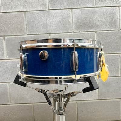 1960's MIJ Stencil 14x5 Snare Drum in Blue Sparkle image 3