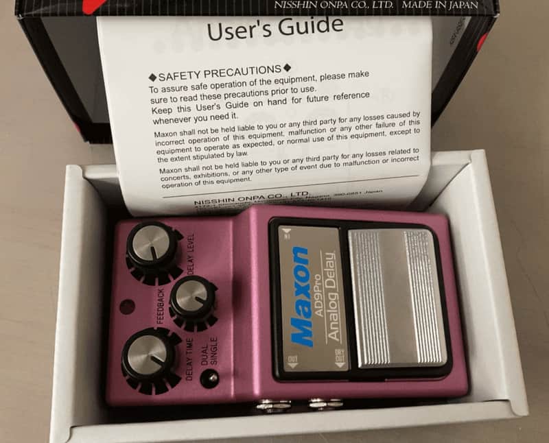Maxon AD-9 Pro Analog Delay Guitar Effects Pedal image 1