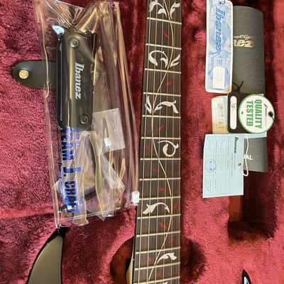 Ibanez JEM77-FP2 Steve Vai Signature 2010 - 2018 - Black Floral Pattern 2 image 2