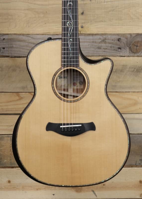 Taylor Builder's Edition K14ce Acoustic/Electric Guitar Natural w/ Case image 1