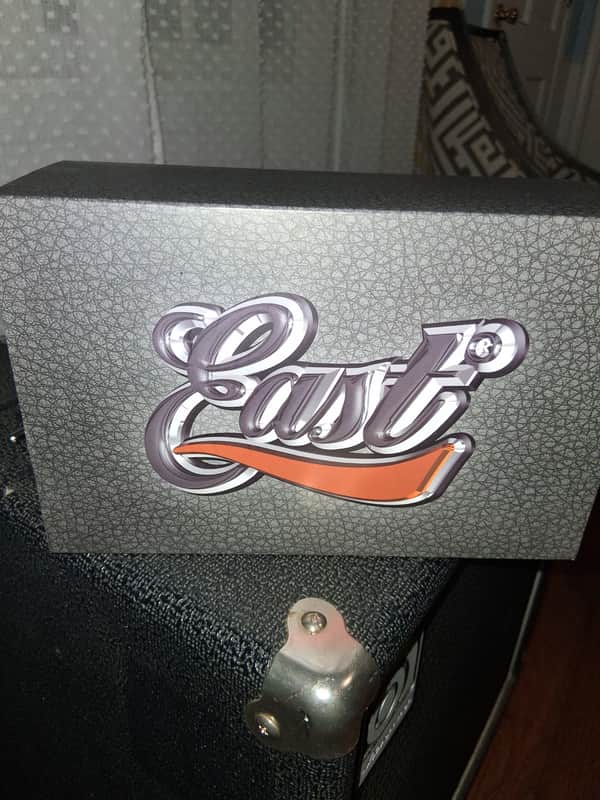 John East J-Retro 01 Deluxe Bass Guitar Preamp, Chrome plate, Black knobs image 1