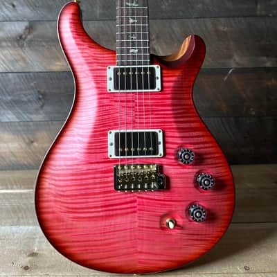 PRS DGT David Grissom Signature Wood Library Flame Maple 10 Top, Brazilian Rosewood FB - RARE! Bonnie Pink Cherry Burst 410959 image 1
