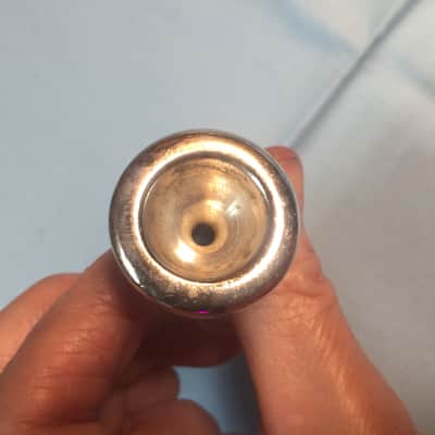 Vincent Bach New York-Bb Cornet Mouthpiece-7C-c.1940's-Great Condition-Rare Find! image 6