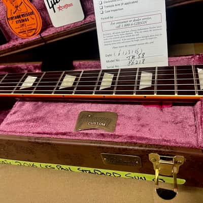 Gibson Custom Shop True Historic '58 Les Paul Reissue 2016 - Deep Cherry Sunburst image 8