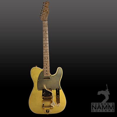 2023 Fender NAMM Display Masterbuilt NOS Gold Leaf Bigsby Telecaster by Nick Saccone Brand New! image 9