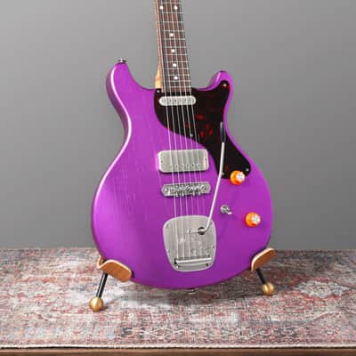 Deimel Guitar Works Doublestar RawTone Set-Neck - 2024 - Open Pore, Matt Purple Candy Metallic. NEW, (Authorized Dealer) image 6