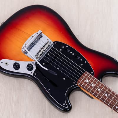 1997 Fender Mustang MG69-65 Sunburst '70s-Spec Non-Catalog Finish, Japan CIJ image 8
