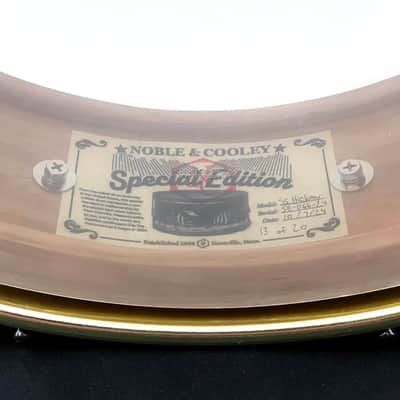 Noble & Cooley Solid Shell Classic Limited Edition Hickory Snare Drum 14x3 7/8 image 5