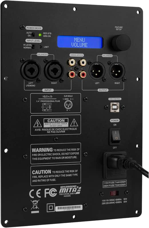 Dayton Audio SPA2500SP 2020s For Parts or Repair