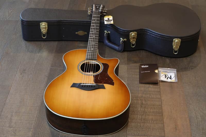 MINTY! 2021 Taylor 714ce Limited Edition Grand Auditorium V-Class Walnut Shaded Edge Burst + OHSC (6848) image 1