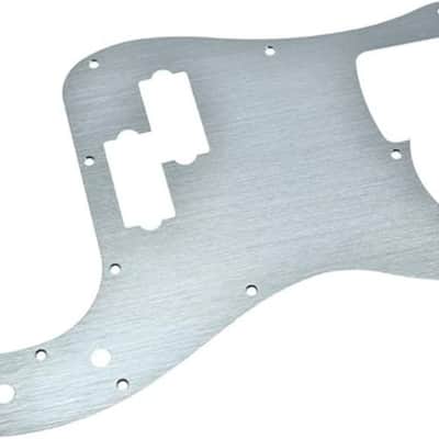 Precision Bass Brushed Aluminum Pickguard - Silver image 1