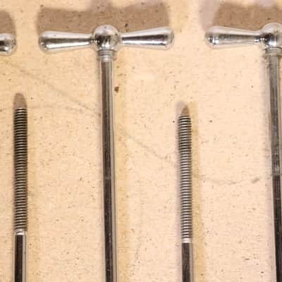 Ludwig 6-1/8" Chrome T Rods 8pk Vintage 1950's -60's image 3