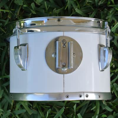 RARE! 1970's LUDWIG (Chicago) 8" WHITE CORTEX CONCERT TOM for DRUM SET! RM117 image 4