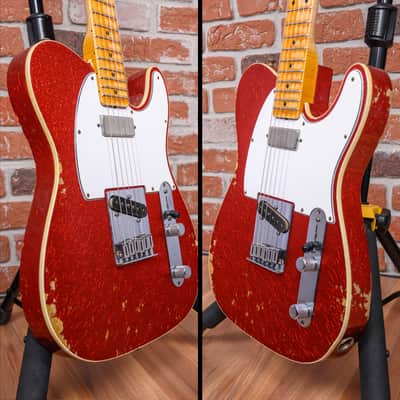 Fender Custom Shop Telecaster Relic Red Sparkle 2013 w/OHSC image 12