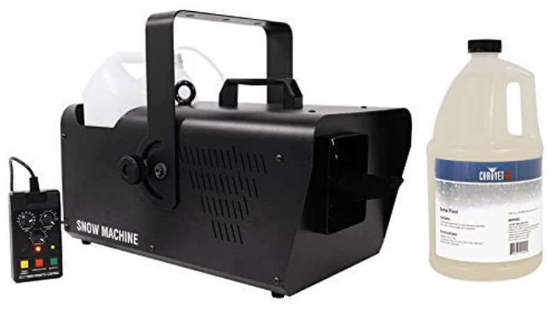 Chauvet DJ SM 250 DMX Snow Machine w/ Wired timer Remote SM250+Gallon of Fluid
