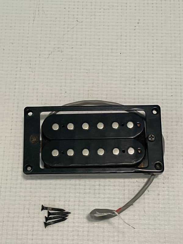1990's Japan Jackson Professional DX2 M213 Factory Black Neck Humbucker Guitar Pickup w/ Ring image 1