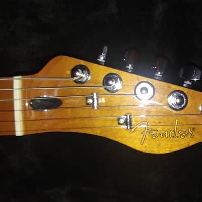 Custom Built 2021 Fender Tele Telecaster Thinline Roasted Maple Cherry Red Metallic w/White Binding image 6