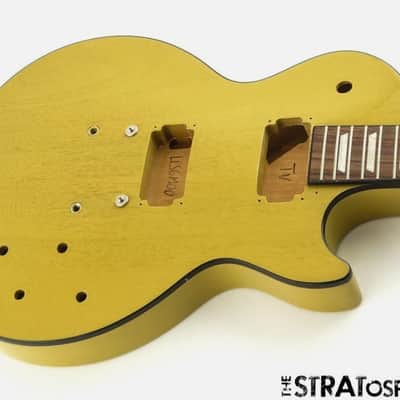 USED Gibson USA Les Paul Standard 50s BODY +NECK Mahogany Top TV Yellow $100 OFF image 2