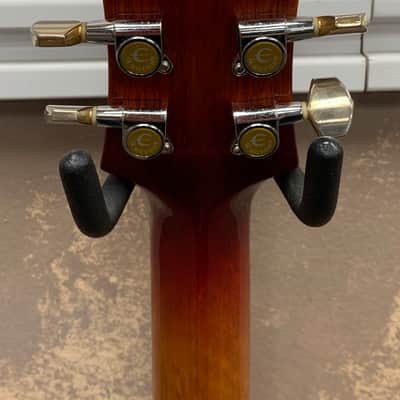 1997 Epiphone PR7E/HS Cherry Sunburst Acoustic-Electric Guitar image 9