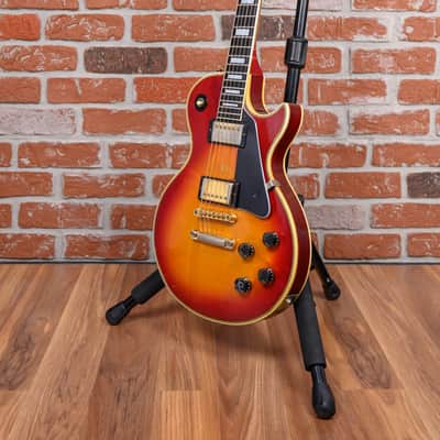 Gibson Les Paul Custom Plain Maple Top Cherry Sunburst 1981 w/OHSC (Refret) image 5