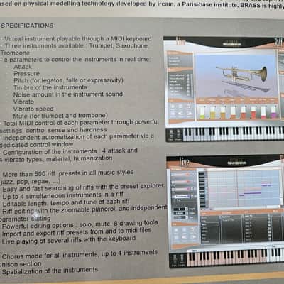 Arturia BRASS (Trumpet, Saxophone and Trombone) AU, VST and Standalone Software for Win 98/2000/XP and Mac OS X 10.2 and up image 10