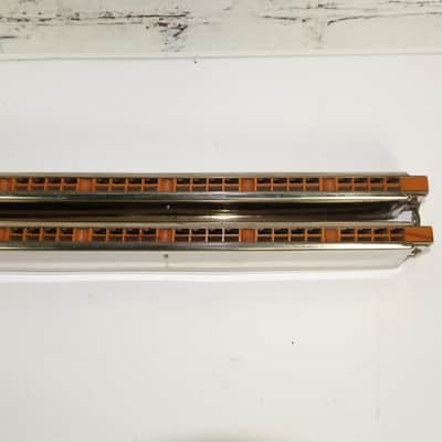 1960s Hohner 48 Chord Model 267/387 Orchestral Harmonica & Case image 10