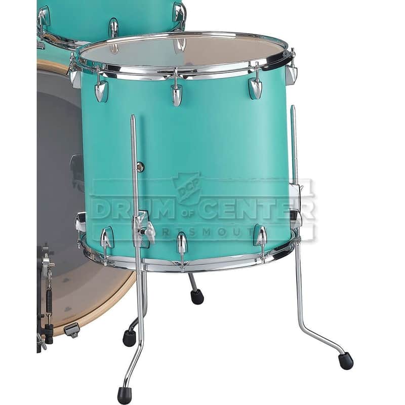 Yamaha Stage Custom Birch Floor Tom 18x16 Matte Surf Green image 1