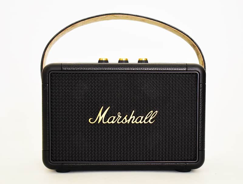 Marshall Kilburn II Portable Bluetooth Speaker- Black & Brass image 1
