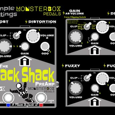 Monsterbox Pedals The Jack Shack Preamp 2026 - Silver image 3