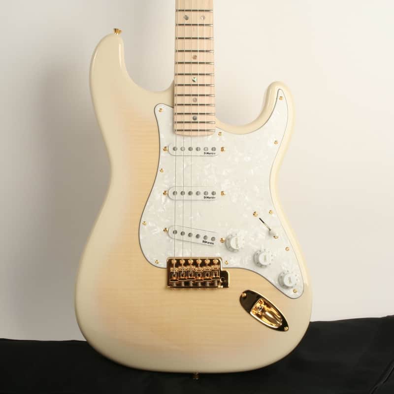 Fender Richie Kotzen Stratocaster Maple Fingerboard Transparent White Burst JD25016084 image 1