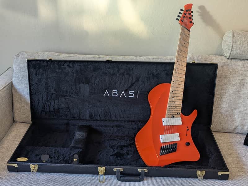 Abasi Guitars USA Master Series Larada 8 - Creamsicle image 1