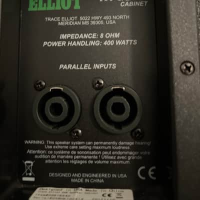 Trace Elliot 2x8 ported high performance speakers 2022 - Black image 3