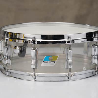 1976 Ludwig Vistalite Clear 5pc Drums #59091 image 19
