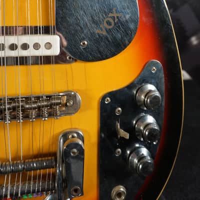 Vox Mark XII Acoustic 1966 - Sunburst 12-String Electric Guitar image 6