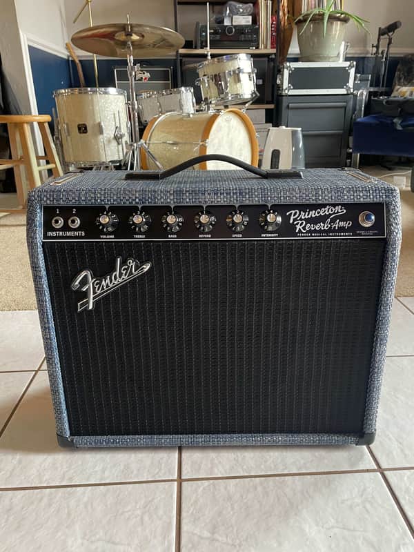 Fender Ltd. Edition Princeton Reverb 2020 - Chilewich Denim | Reverb