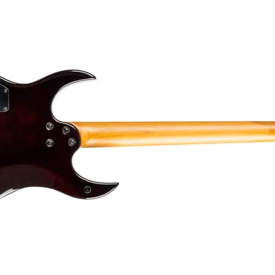 Spira S-450 TRD Double Cutaway Roasted Poplar Flamed Maple Top Canadian Roasted Maple Neck 6-String Electric Guitar image 4