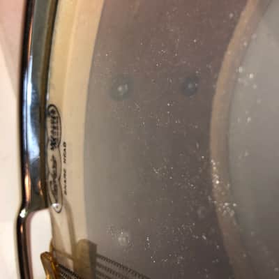 Ludwig No. 491 Pioneer 5x14" 6-Lug Snare Drum with Keystone Badge 1968 - 1969 - Black/Gold Duco Lacquer image 9