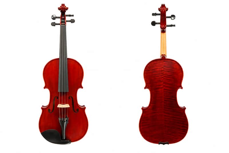 Strad Model Handmade Violin Outfit 4/4 Italian Spruce European Flamed Maple image 1