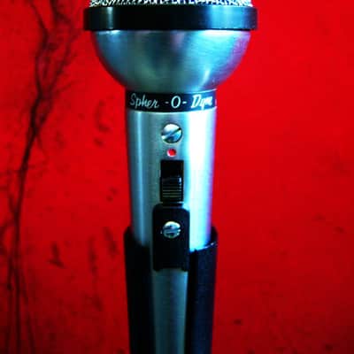 Vintage 1970's Shure 533SB dynamic microphone Low Z Satin Chrome w accessories SM58 image 9