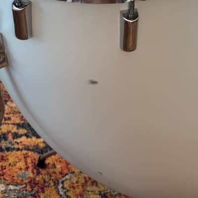 North Drums 14" Floor Tom Drum White Read Details Vintage 70's image 11