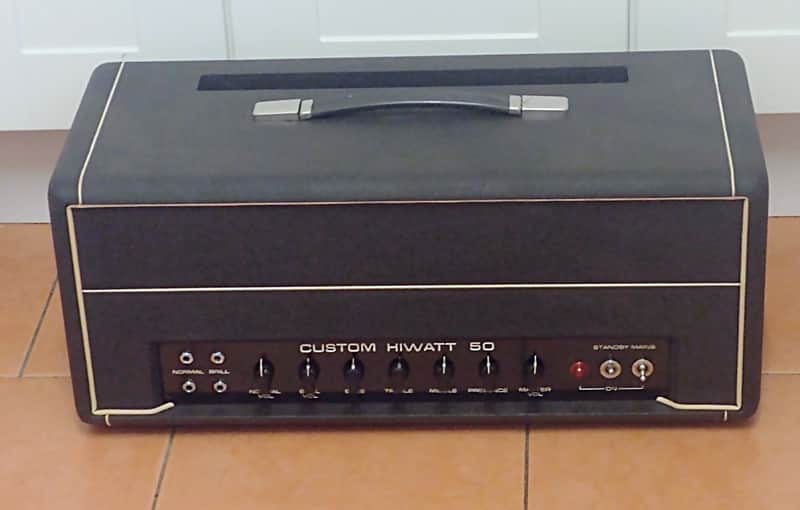 Hiwatt DR504 custom 1971/2 vintage valve amplifier. image 1