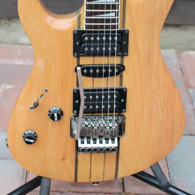 Douglas Super Strat, Floyd Rose, Left Handed 2000's - Natural image 8