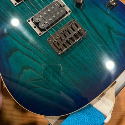 Ibanez RG421AHM Blue Moon Burst + Gig Bag + Strap + Accessories – Excellent Condition image 6