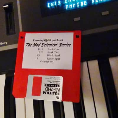 Ensoniq SQ-80 synthesizer patch set "The Mad Scientist Series" from Kirk Slinkard