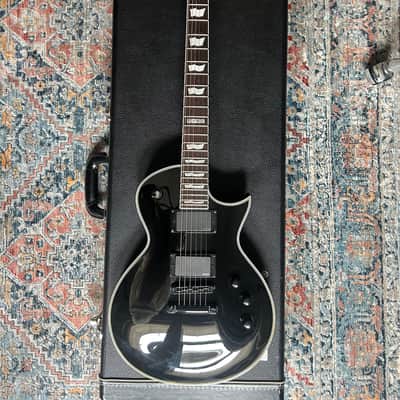 ESP LTD EC-1000 Deluxe Black EMG Pickups w/ ESP Hard Case Korea 2012 image 3